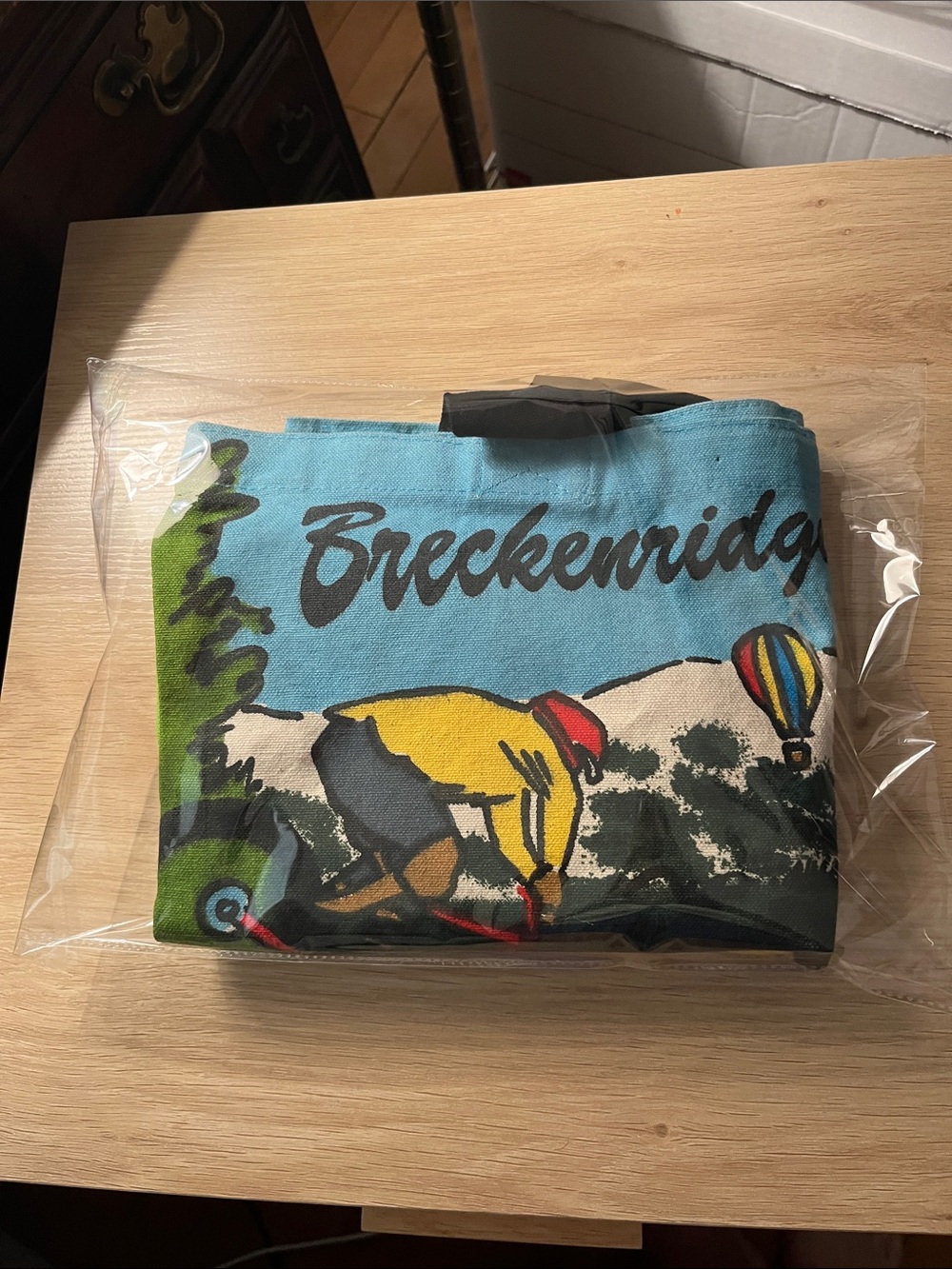 Breckenridge Colorado Scenic Canvas Tote Bag Mountain Resort Souvenir - Picture 14 of 14